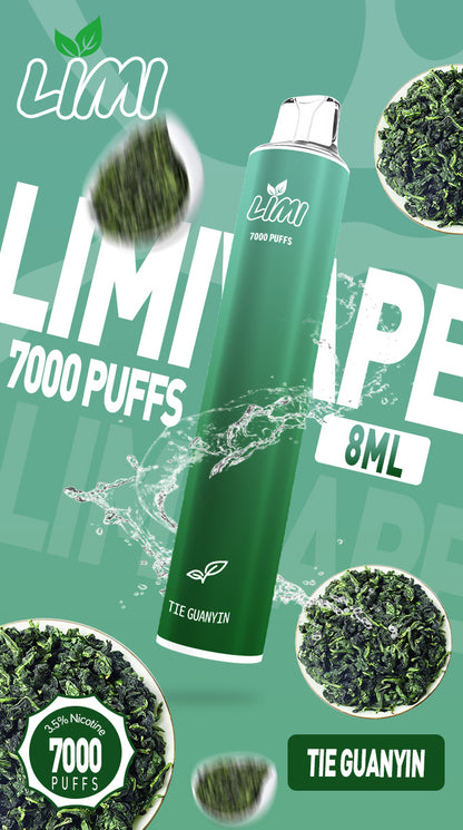 台灣現貨-Limi7000口拋棄式/電子煙  煙油容量更高 口味更優化