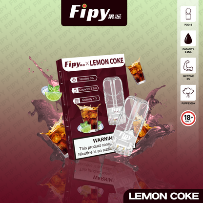 限時活動-【FIPY果派】果派一代煙彈 買3盒送1盒隨機口味/買6盒送一隻fipy普通主機/通配sp2s/lana等一代主機